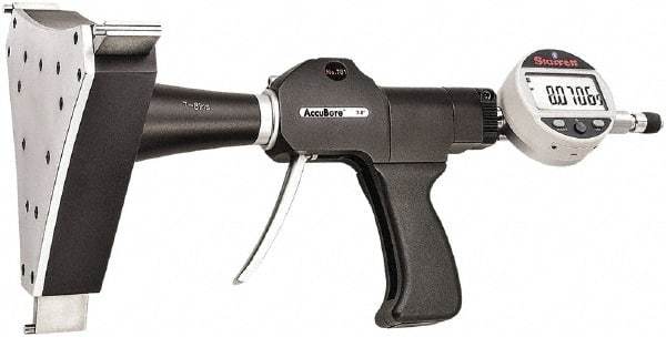 Starrett - Electronic Bore Gages Type: Pistol Grip Electronic Bore Gage Minimum Measurement (Decimal Inch): 7.0000 - Apex Tool & Supply