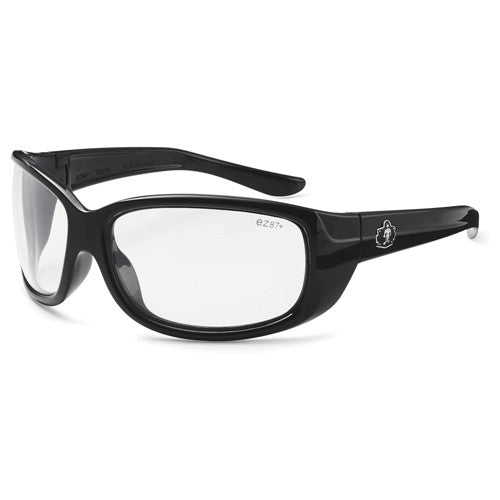 ERDA Clear Lens Black Safety Glasses - Apex Tool & Supply