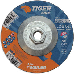 5X1/4 Z24T ZIRC T27 GRIND WHEEL - Apex Tool & Supply