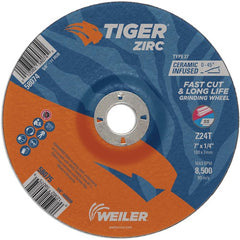 7X1/4X7/8 Z24T ZIRC T27 GRIND WHL - Apex Tool & Supply
