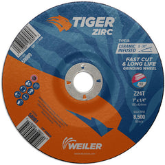 7X1/4X7/8 Z24T ZIRC T28 GRIND WHL - Apex Tool & Supply