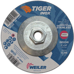 5X1/4 TIGER INOX TYPE 27 GRIND WHL - Apex Tool & Supply