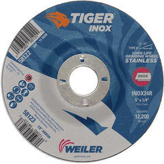 5X1/4 TIGER INOX TYPE 27 GRIND WHL - Apex Tool & Supply