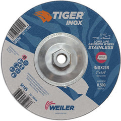 7X1/4 TIGER INOX TYPE 27 GRIND WHL - Apex Tool & Supply