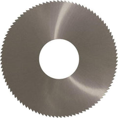 Controx - 1" Diam x 0.014" Blade Thickness x 3/8" Arbor Hole Diam, 40 Tooth Slitting and Slotting Saw - Arbor Connection, Right Hand, Uncoated, Solid Carbide, Concave Ground - Apex Tool & Supply