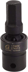Sunex Tools - 1/2" Drive, 15mm Impact Hex Bit Socket - Apex Tool & Supply