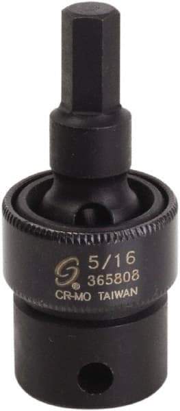Sunex Tools - 3/8" Drive, 5/16" Impact Hex Bit Socket - Apex Tool & Supply