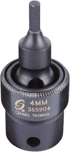 Sunex Tools - 3/8" Drive, 4mm Impact Hex Bit Socket - Apex Tool & Supply