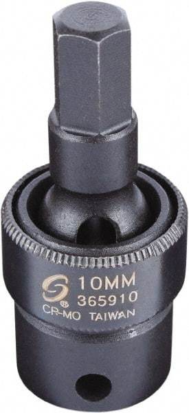 Sunex Tools - 3/8" Drive, 10mm Impact Hex Bit Socket - Apex Tool & Supply