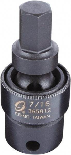 Sunex Tools - 3/8" Drive, 7/16" Impact Hex Bit Socket - Apex Tool & Supply