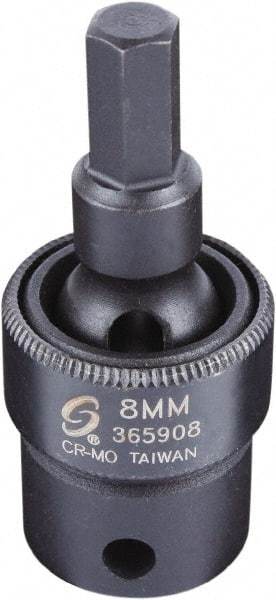 Sunex Tools - 3/8" Drive, 8mm Impact Hex Bit Socket - Apex Tool & Supply