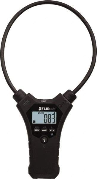 FLIR - CM57, CAT IV, Digital True RMS Wireless Clamp Meter with 18" Flex Jaws - 3000 AC Amps, Measures Current - Apex Tool & Supply