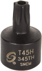 Sunex Tools - 3/8" Drive, T45H Impact Torx Bit Socket - Apex Tool & Supply