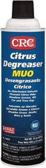 CRC - 20 oz Aerosol Cleaner/Degreaser - Aerosol, d-Limonene Solvent, Petroleum Distillate, Citrus - Apex Tool & Supply