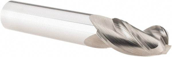 M.A. Ford - 1/2", 3 Flute, Solid Carbide, 3/16" Corner Radius End Mill - 3" OAL, 1" LOC - Apex Tool & Supply