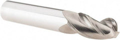 M.A. Ford - 1/2", 3 Flute, Solid Carbide, 3/16" Corner Radius End Mill - 3" OAL, 1" LOC - Apex Tool & Supply