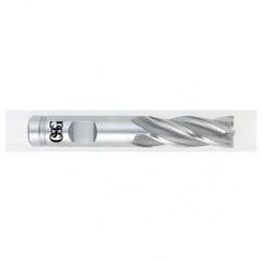 40.0mm Dia. x 4-1/2 Overall Length 6-Flute Square End HSS-CO SE End Mill-Round Shank-Non-Center Cutting-Uncoated - Apex Tool & Supply