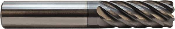M.A. Ford - 1/2", 7 Flute, Solid Carbide, 0.03" Corner Radius End Mill - 3" OAL, 1-1/4" LOC - Apex Tool & Supply