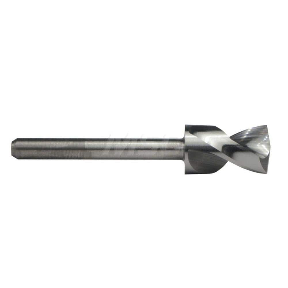 6.2mm, 165° Drill Point, 1/8″ Shank Diam, Fast Spiral Circuit Board Drill Bit 12.2mm Flute Length, 38mm OAL, Series 306