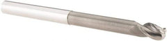 M.A. Ford - 5/16", 3 Flute, Solid Carbide, 1/8" Corner Radius End Mill - 4" OAL, 7/16" LOC - Apex Tool & Supply