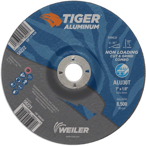 7X1/8 TIGER ALUM T27 COMBO WHL - Apex Tool & Supply