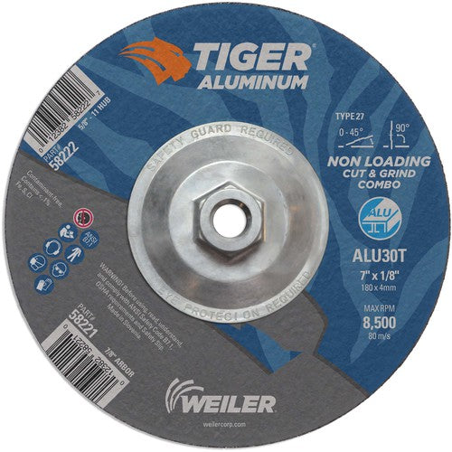 7X1/8 TIGER ALUM T27 COMBO WHL - Apex Tool & Supply