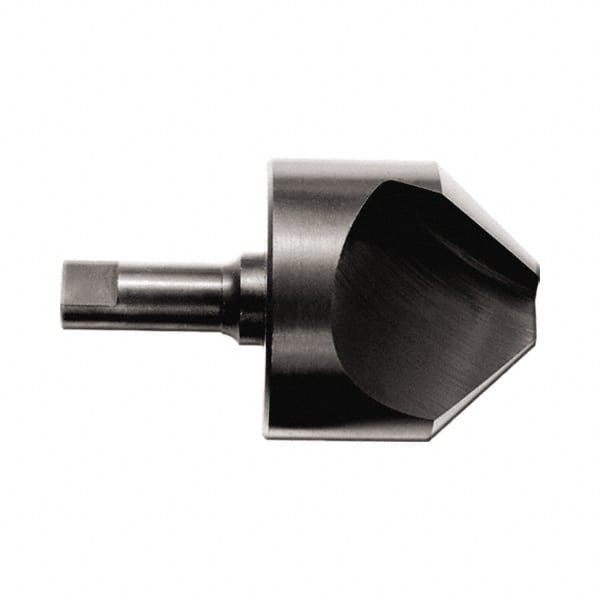 M.A. Ford - 1" Head Diam, 1/2" Shank Diam, 1 Flute 90° High Speed Steel Countersink - Apex Tool & Supply