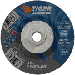 ‎4-1/2X1/4 TIGER ALUM T27 GRIND WHL - Apex Tool & Supply