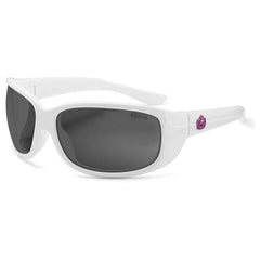 ERDA-AF Smoke Lens White Safety Glasses Anti-Fog - Apex Tool & Supply
