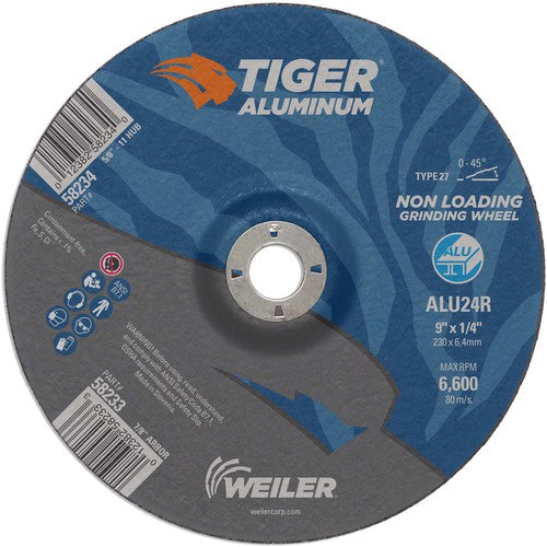 9X1/4 TIGER ALUM T27 GRIND WHL - Apex Tool & Supply