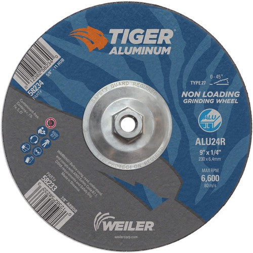 9X1/4 TIGER ALUM T27 GRIND WHL - Apex Tool & Supply