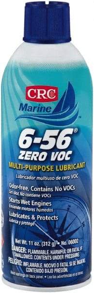 CRC - 16 oz Aerosol Nondrying Film Lubricant - Clear Blue-Green, -50°F to 250°F - Apex Tool & Supply