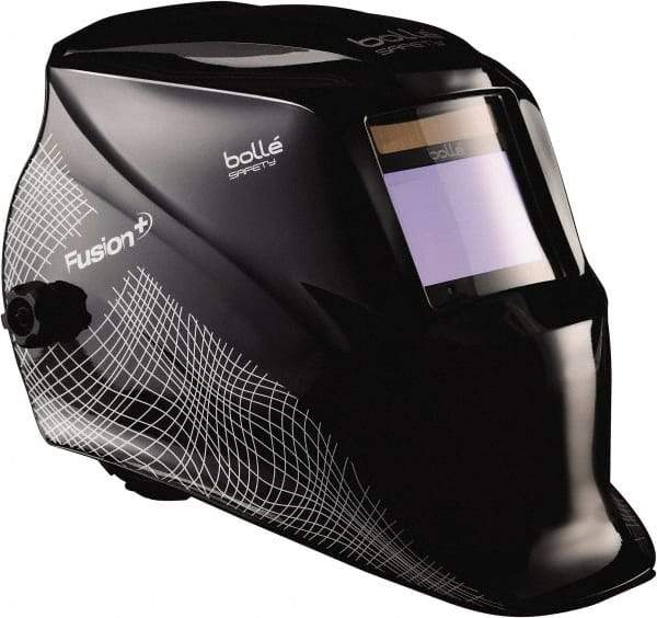bolle SAFETY - 4" Window Width x 2" Window Height, 5, 8 to 13 Shade Auto-Darkening Lens, Fixed Front Welding Helmet with Digital Controls - Black Polycarbonate - Apex Tool & Supply