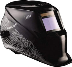bolle SAFETY - 4" Window Width x 2" Window Height, 5, 8 to 13 Shade Auto-Darkening Lens, Fixed Front Welding Helmet with Digital Controls - Black Polycarbonate - Apex Tool & Supply