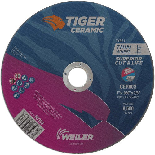 7X.045 TIGER CERAMIC T1 C/O WHL - Apex Tool & Supply