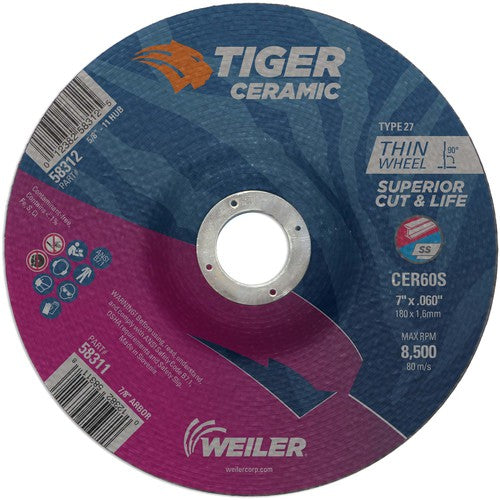 7X.060 TIGER CERAMIC T27 C/O WHL - Apex Tool & Supply