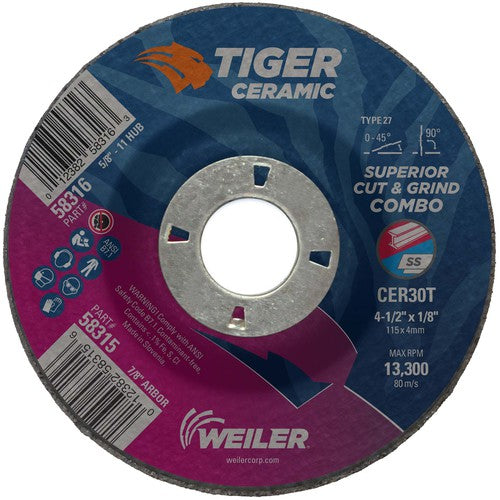 ‎4-1/2X1/8 TIGER CERAMIC TYPE - Apex Tool & Supply