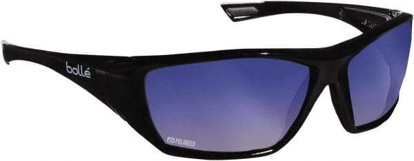 bolle SAFETY - Smoke Mirror Lenses, Framed Safety Glasses - Anti-Fog, Scratch Resistant, Size M, Wrap Around - Apex Tool & Supply