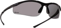 bolle SAFETY - Polarized Gray Lenses, Frameless Polarized Glasses - Anti-Fog, Scratch Resistant, Size M, Wrap Around - Apex Tool & Supply