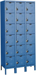 Hallowell - 18 Door, 6 Tier, Ready-Built Wardrobe & Box Lockers - Apex Tool & Supply