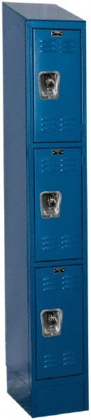 Hallowell - 3 Door, 3 Tier, Ready-Built Wardrobe & Box Lockers - Apex Tool & Supply