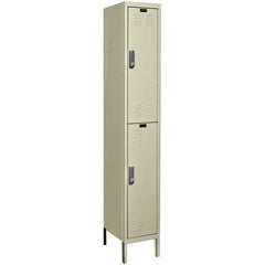 Hallowell - 2 Door, 2 Tier, Electronic Access Lockers - Apex Tool & Supply