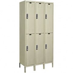 Hallowell - 6 Door, 2 Tier, Electronic Access Lockers - Apex Tool & Supply