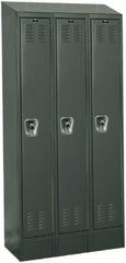 Hallowell - 3 Door, 1 Tier, Ready-Built Wardrobe & Box Lockers - Apex Tool & Supply