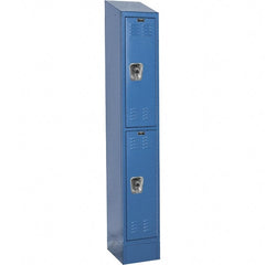 Hallowell - 2 Door, 2 Tier, Ready-Built Wardrobe & Box Lockers - Apex Tool & Supply