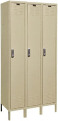 Hallowell - 3 Door, 1 Tier, Electronic Access Lockers - Apex Tool & Supply