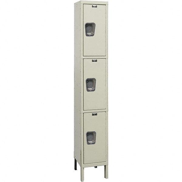 Hallowell - 3 Door, 3 Tier, Premium Wardrobe Lockers - Apex Tool & Supply