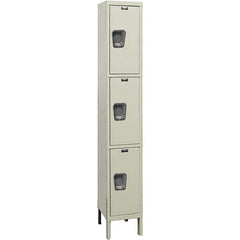 Hallowell - 3 Door, 3 Tier, Premium Wardrobe Lockers - Apex Tool & Supply