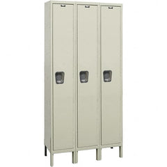 Hallowell - 3 Door, 1 Tier, Premium Wardrobe Lockers - Apex Tool & Supply