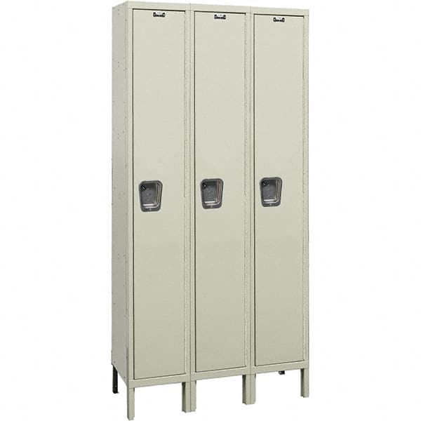 Hallowell - 3 Door, 1 Tier, Premium Wardrobe Lockers - Apex Tool & Supply